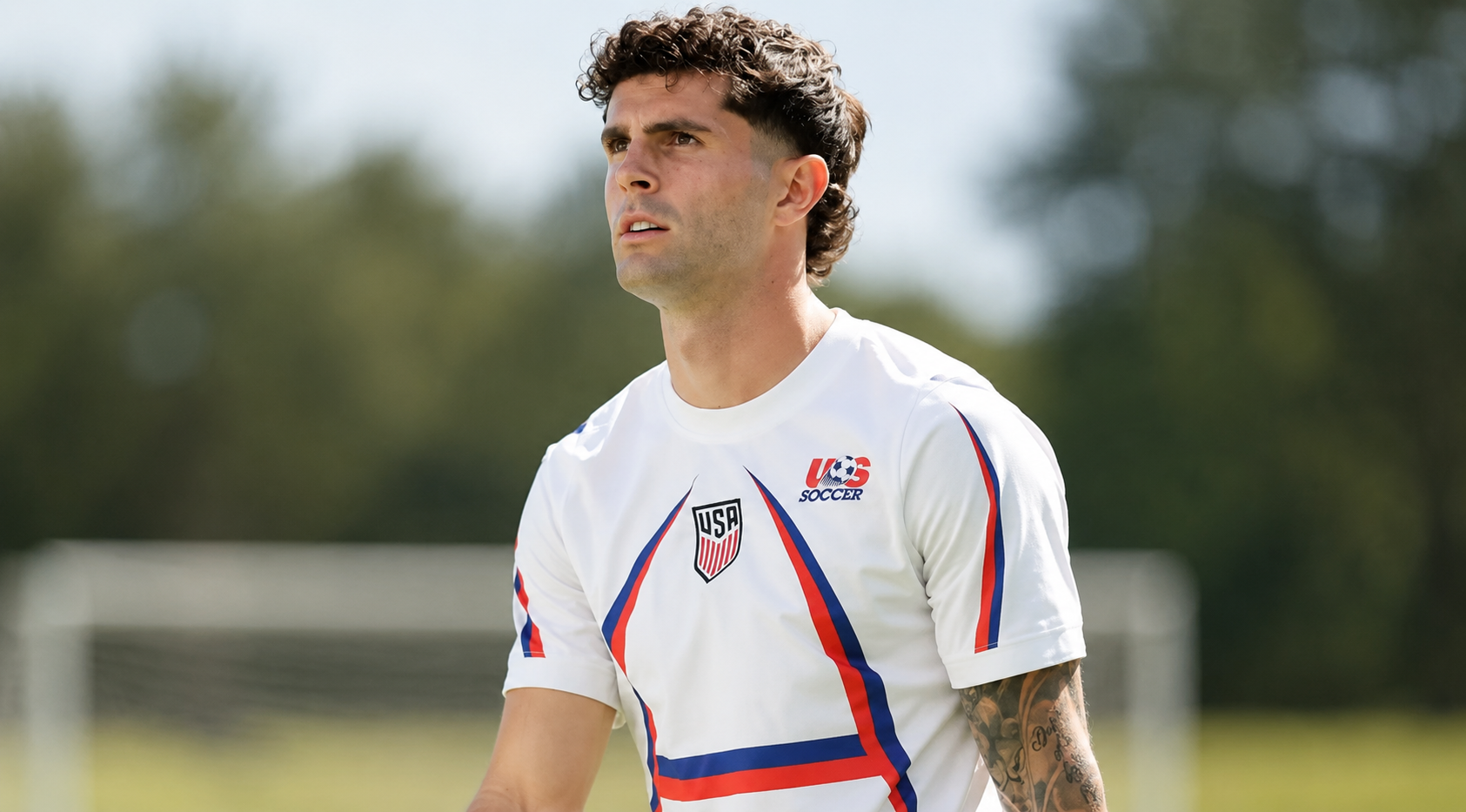 World Cup 2026 USA Virgil Abloh Archive Jersey with geometric arch graphic and patriotic back monogram