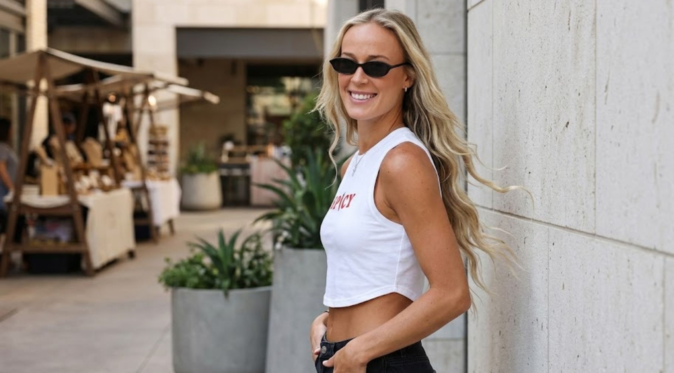 Why the Sophie Cunningham SPICY White Top Is the Hottest Pregame Fashion Statement